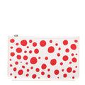 Pouch Ltd. Ed. Yayoi Kusama Infinity Dots Neverfull Pouch White Monogram Empreinte Infinity Dots