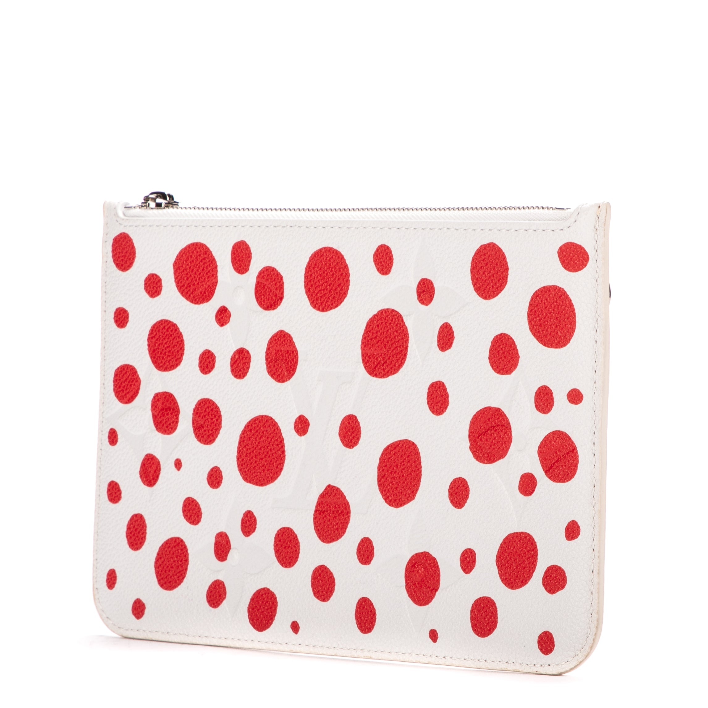 Pouch Ltd. Ed. Yayoi Kusama Infinity Dots Neverfull Pouch White Monogram Empreinte Infinity Dots