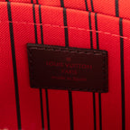 Clutch Neverfull Pouch Brown Damier Ebene