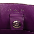Handbag Large Lady Large Grey Cannaged Calfskin Leather