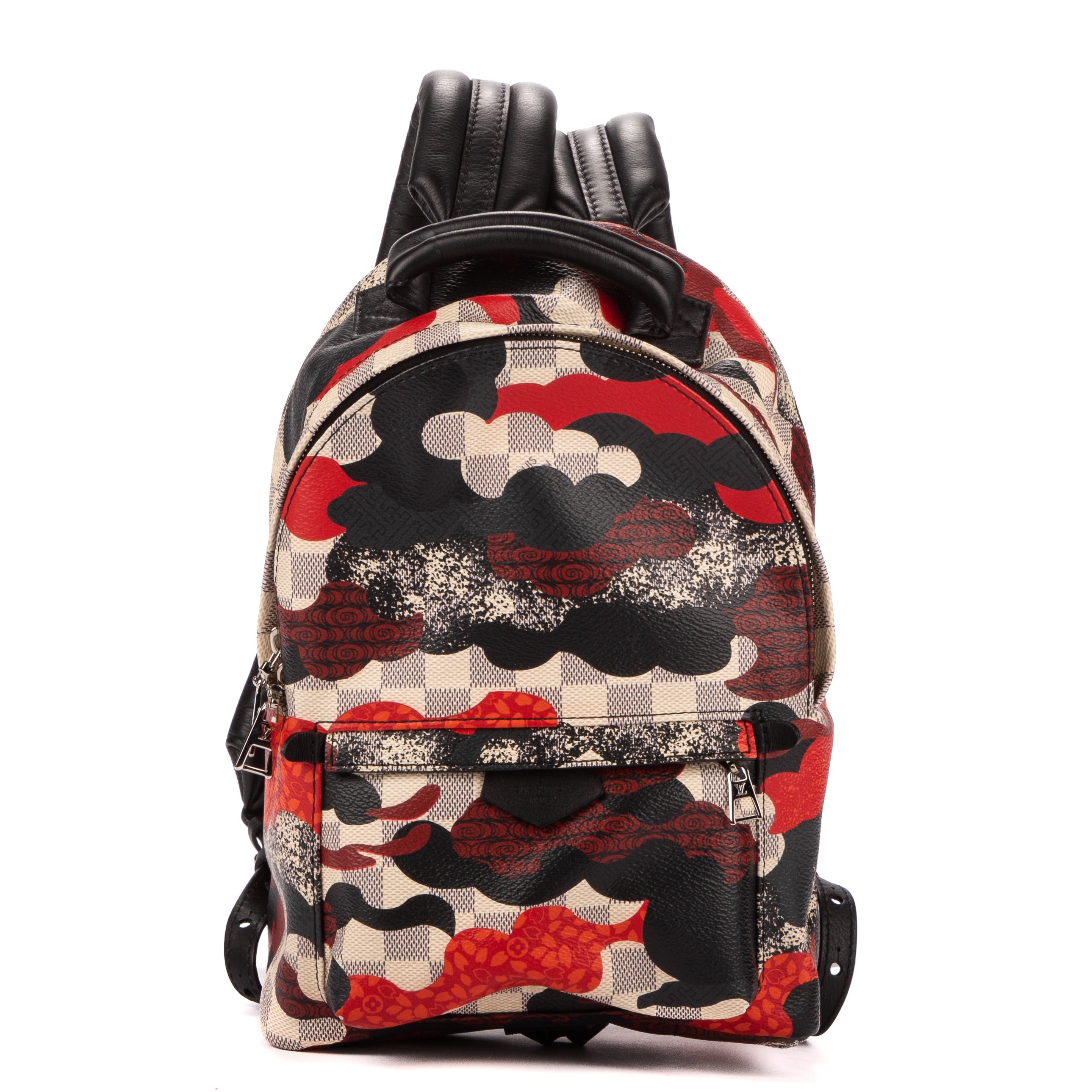 Backpack Ltd. Ed. Patchwork Waves Palm Springs Beige Signature Waves Patchwork Damier Azur