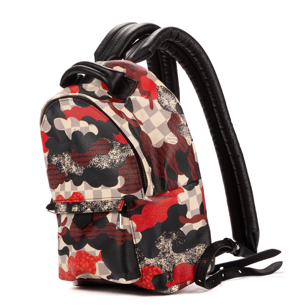 Backpack Ltd. Ed. Patchwork Waves Palm Springs Beige Signature Waves Patchwork Damier Azur