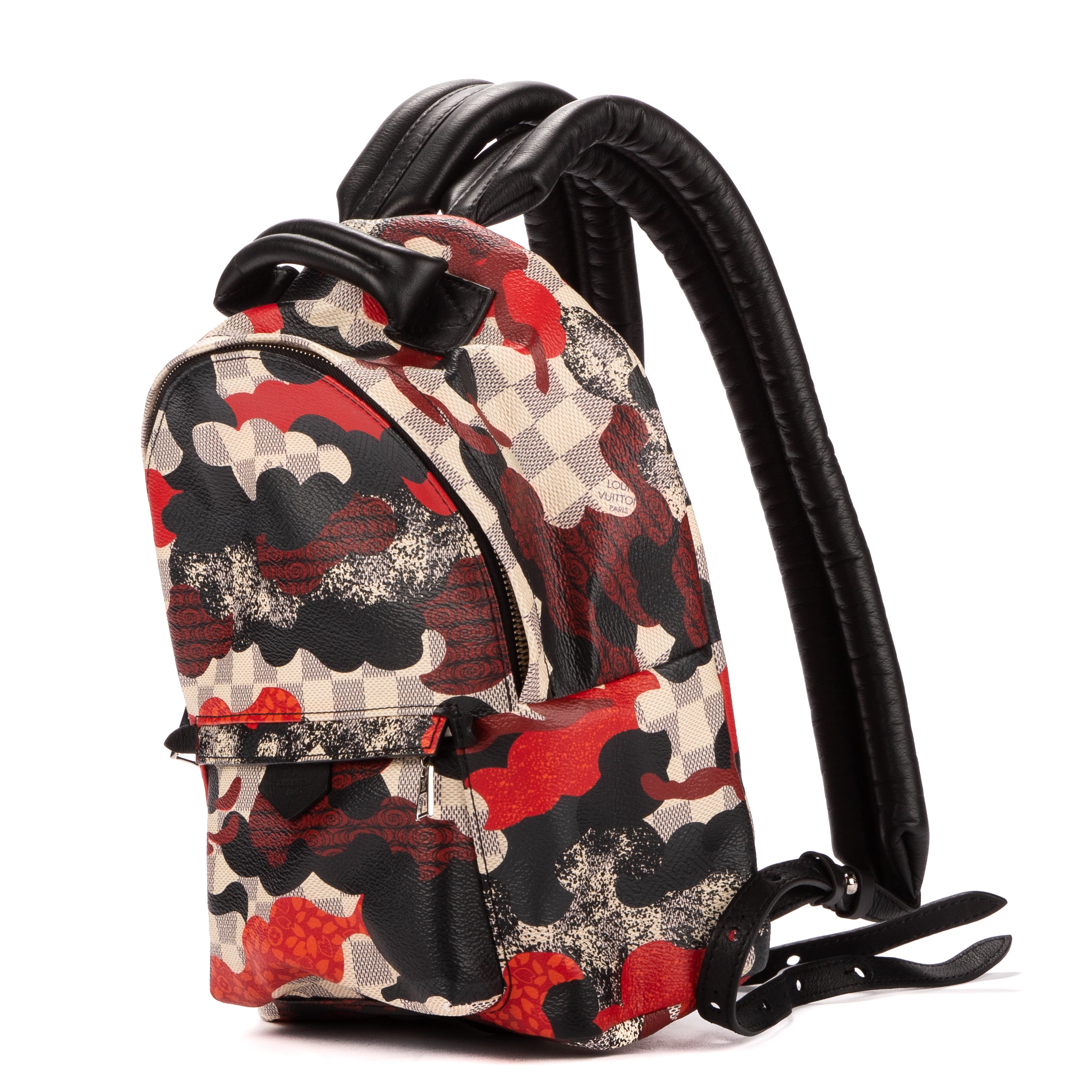 Backpack Ltd. Ed. Patchwork Waves Palm Springs Beige Signature Waves Patchwork Damier Azur