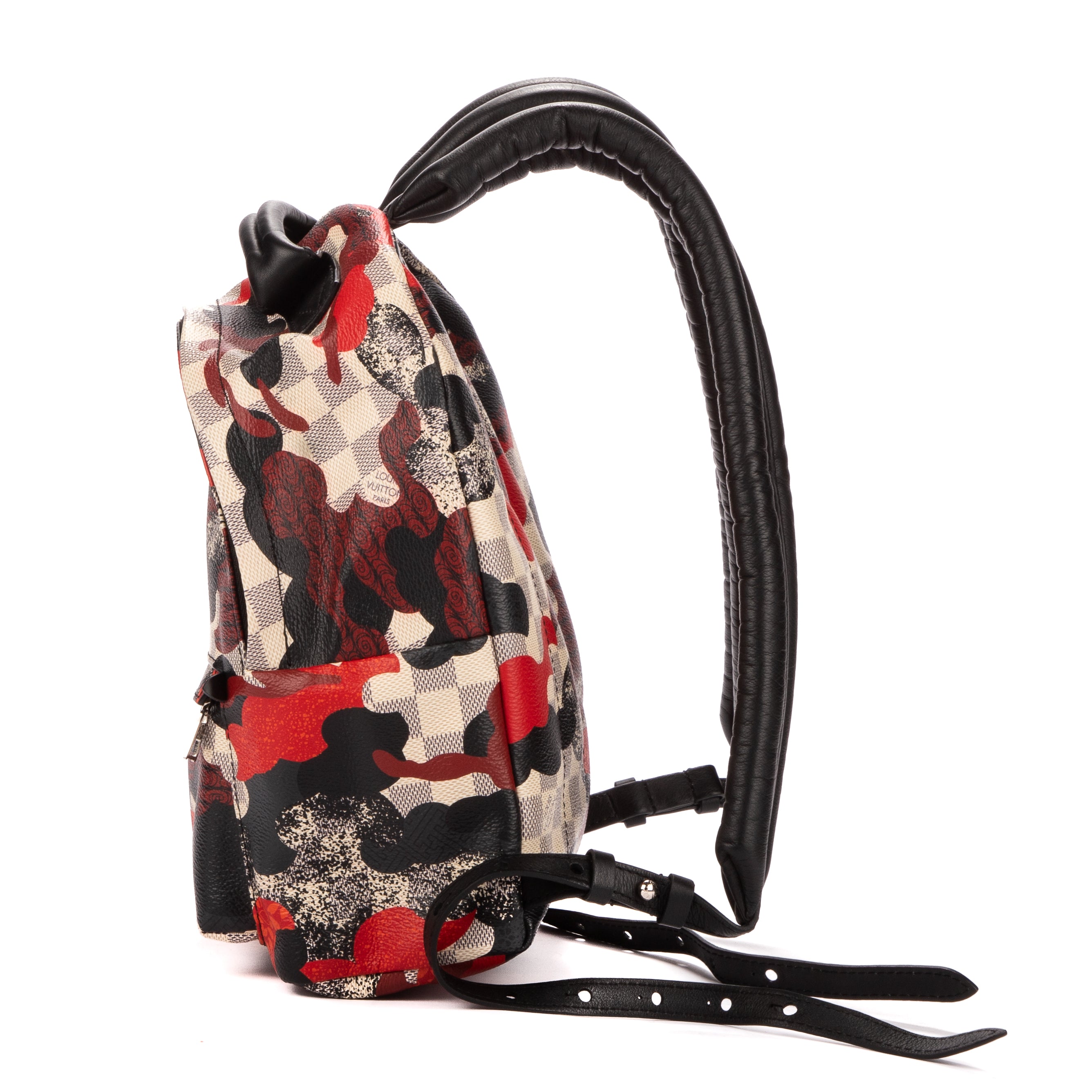 Backpack Ltd. Ed. Patchwork Waves Palm Springs Beige Signature Waves Patchwork Damier Azur