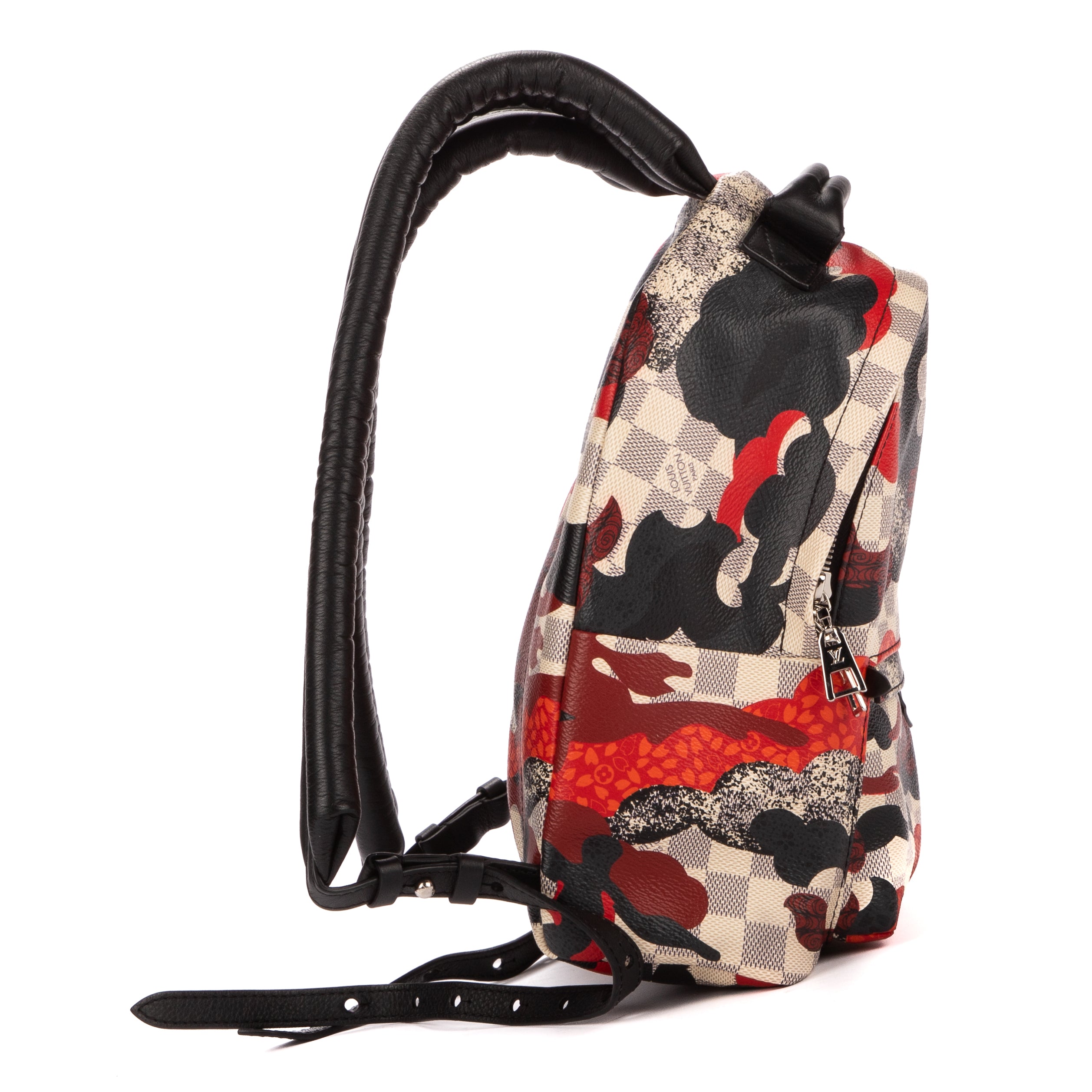 Backpack Ltd. Ed. Patchwork Waves Palm Springs Beige Signature Waves Patchwork Damier Azur