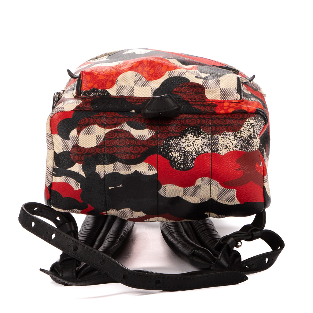 Backpack Ltd. Ed. Patchwork Waves Palm Springs Beige Signature Waves Patchwork Damier Azur