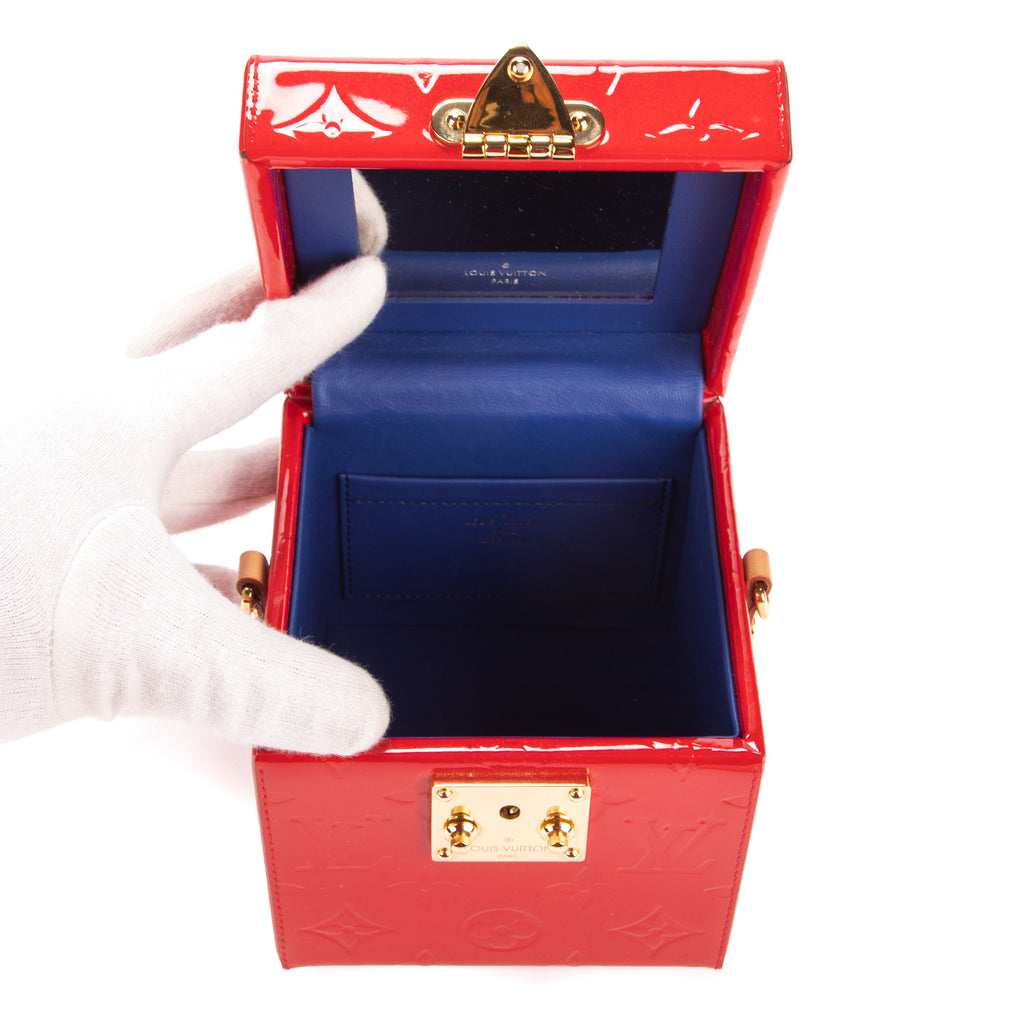 Sac Bandoulière Spring Street Rouge Monogram Vernis