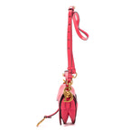 Handbag Saddle Mini Rose Calfskin Leather