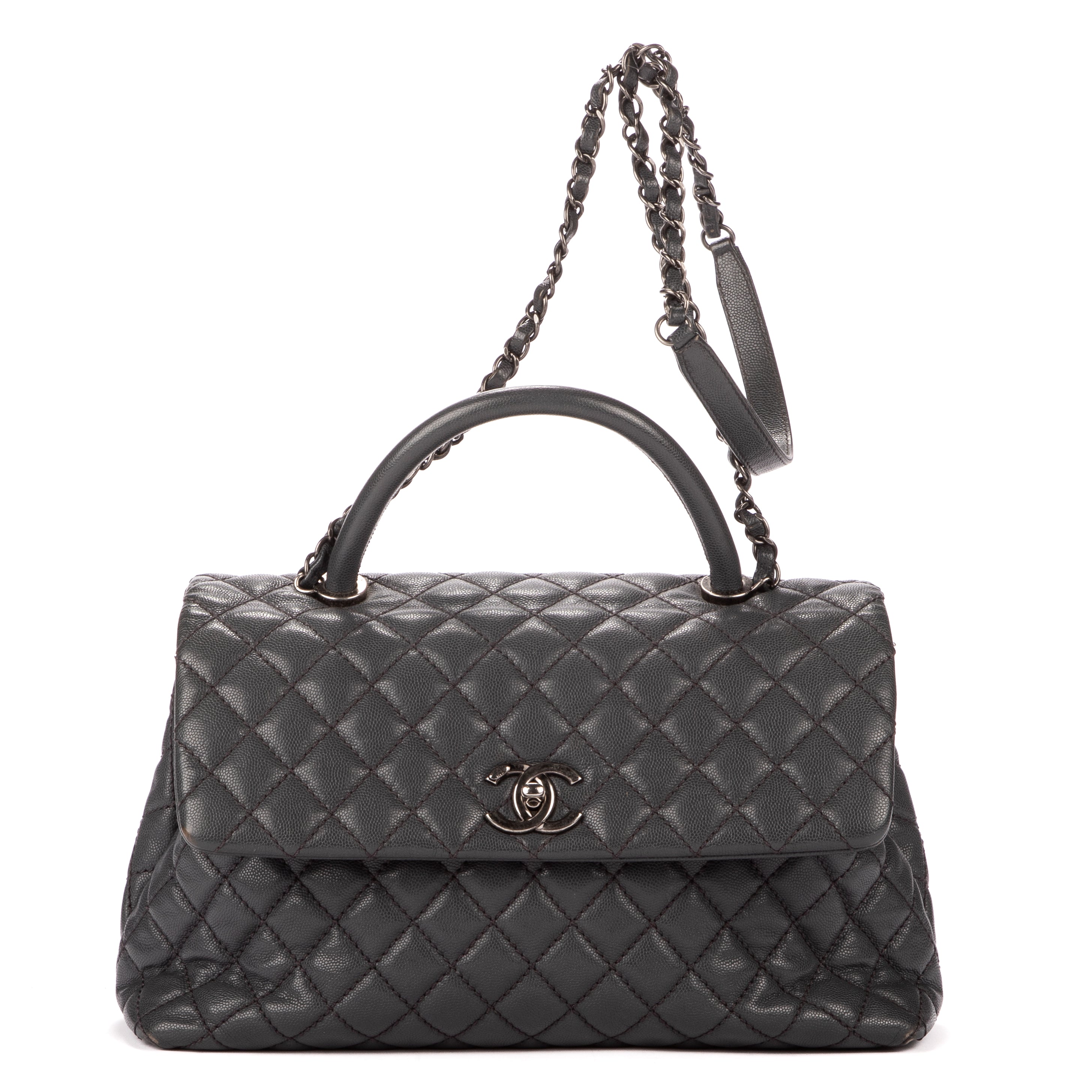 Chanel - Timeless poignée supérieure - Gris
