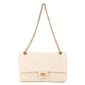 Shoulder Bag Medium Reissue 2.55 double flap 266 Medium Beige Aged Calfskin Leather