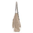 Shoulder Bag Tote Beige Monogram Canvas