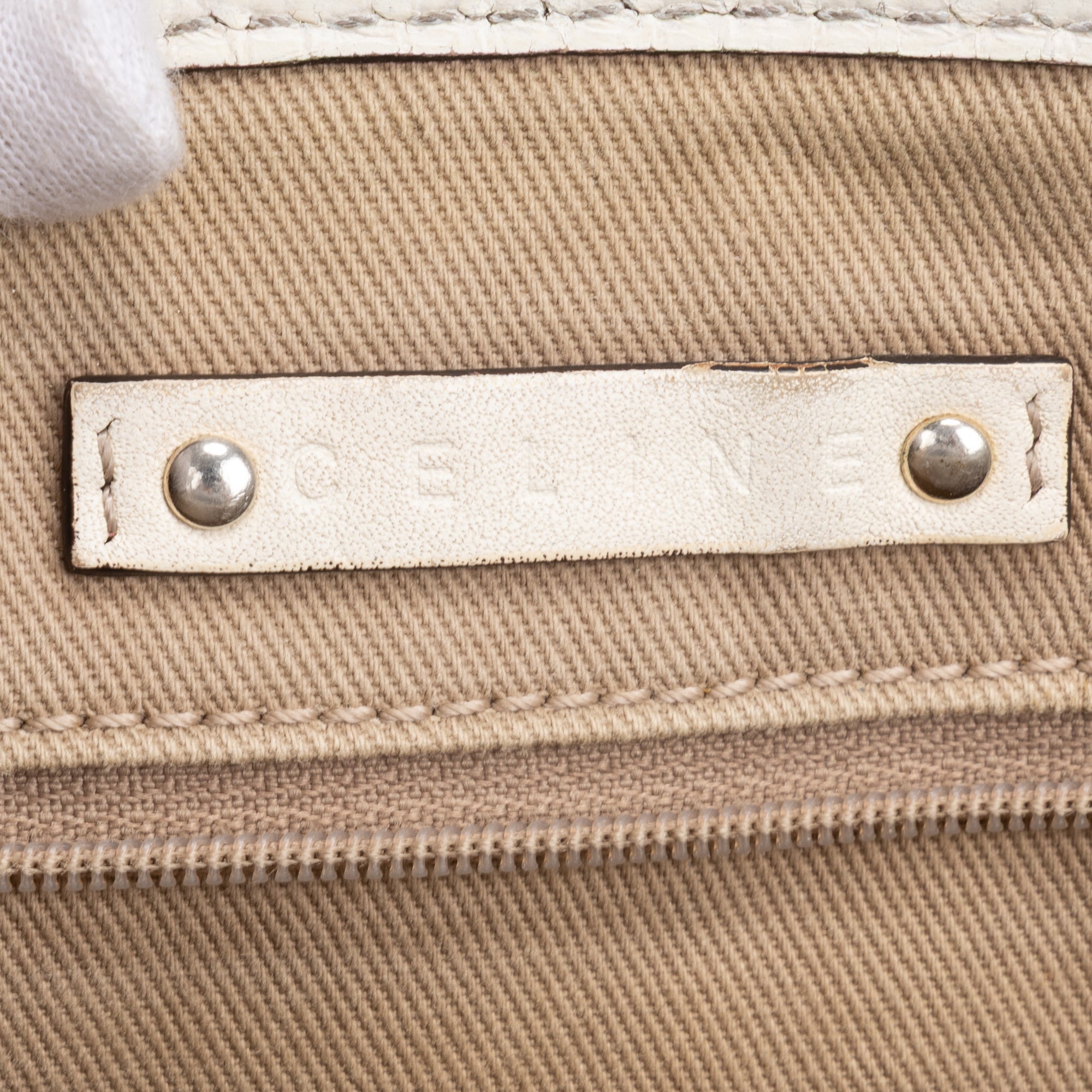 Shoulder Bag Tote Beige Monogram Canvas