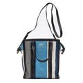 Handbag Bazar Shopper Tote XS Blue Aged Calfskin Leather