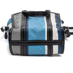 Handbag Bazar Shopper Tote XS Blue Aged Calfskin Leather