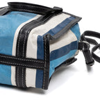 Handbag Bazar Shopper Tote XS Blue Aged Calfskin Leather