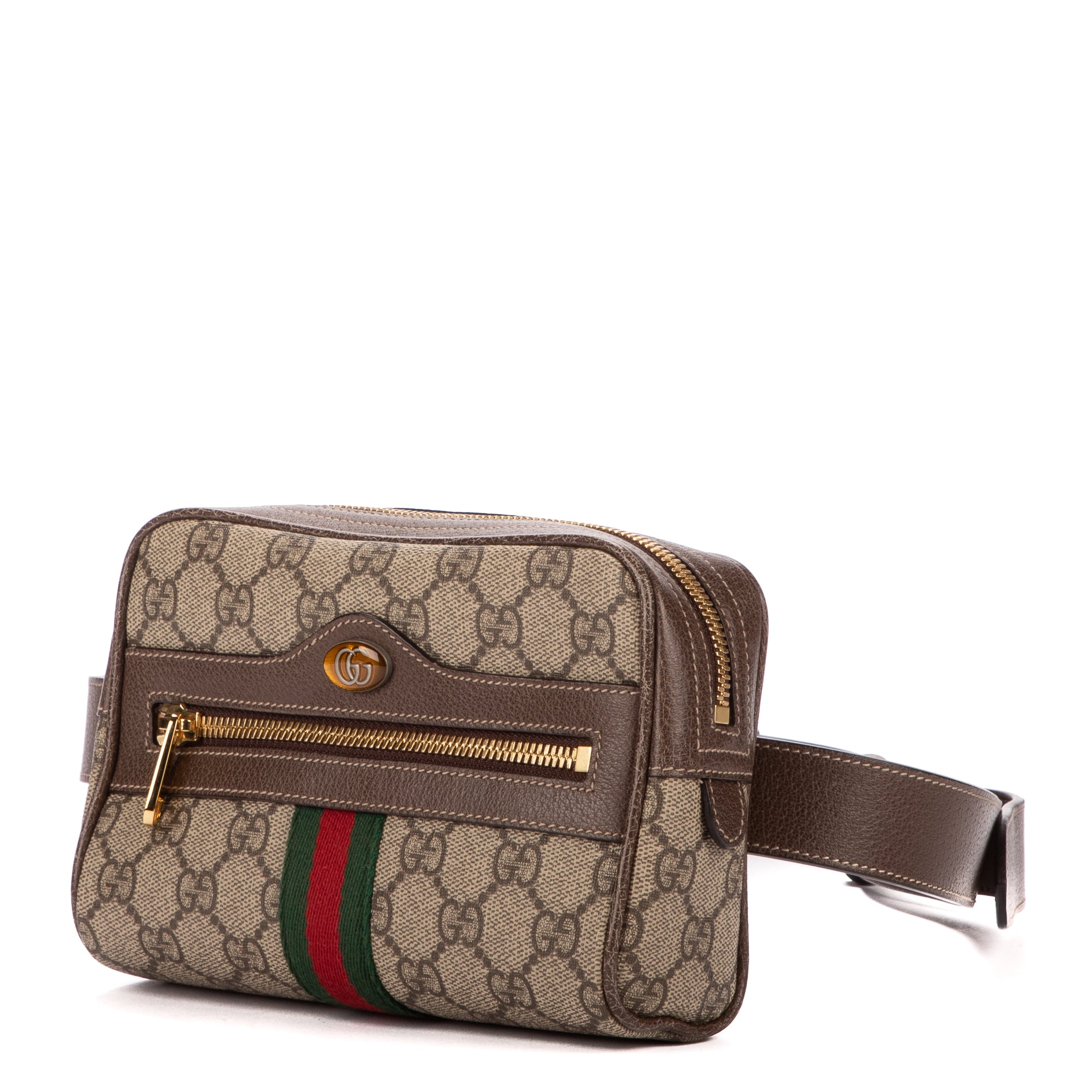 Waist Bag Banane Beige Monogram Canvas