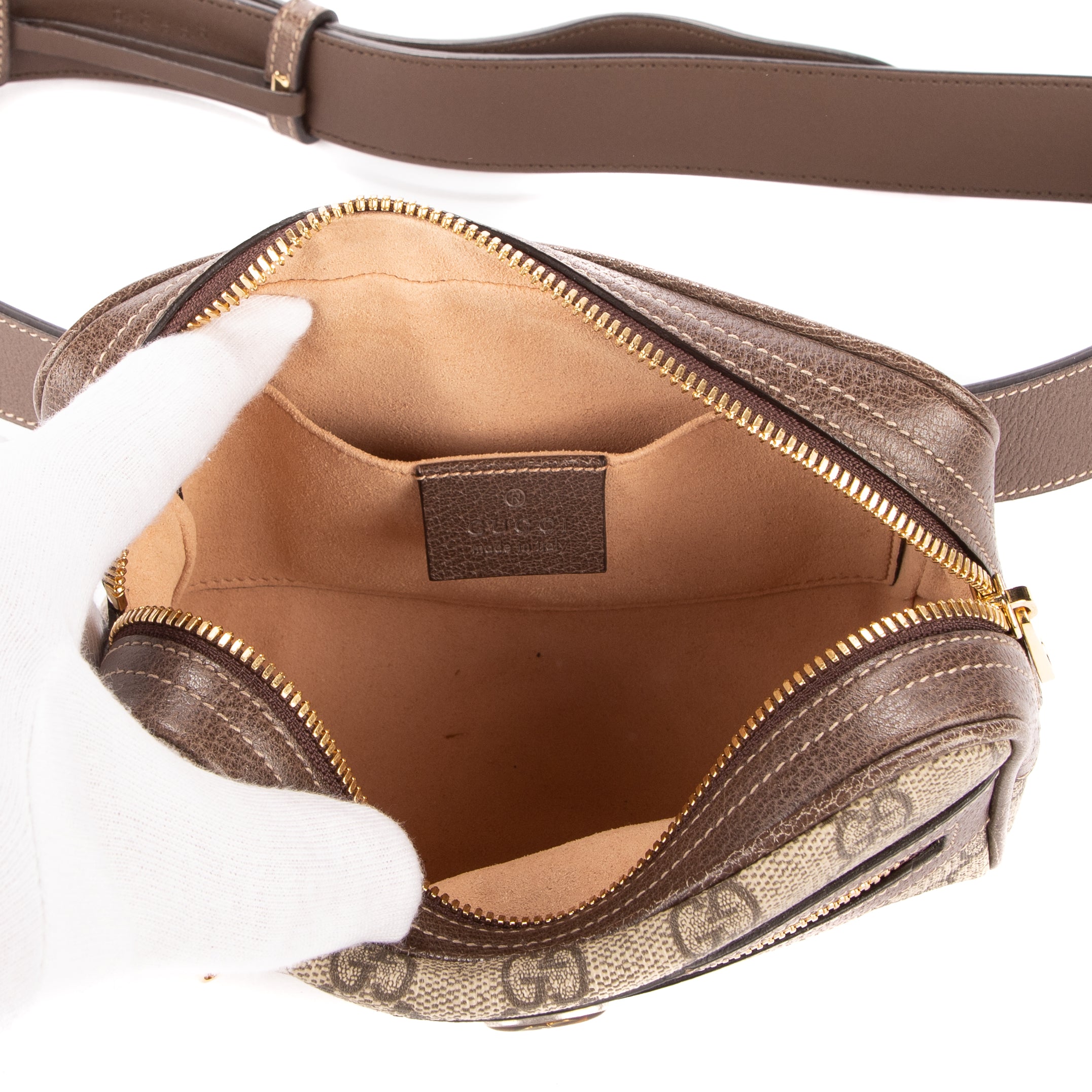 Waist Bag Banane Beige Monogram Canvas