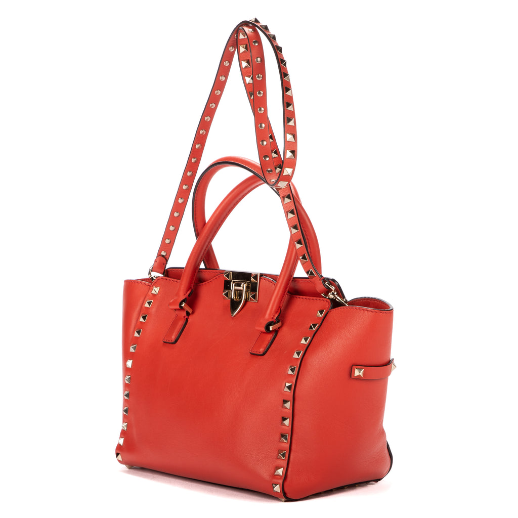 Shoulder Bag Glam Lock Salmon Calfskin Leather