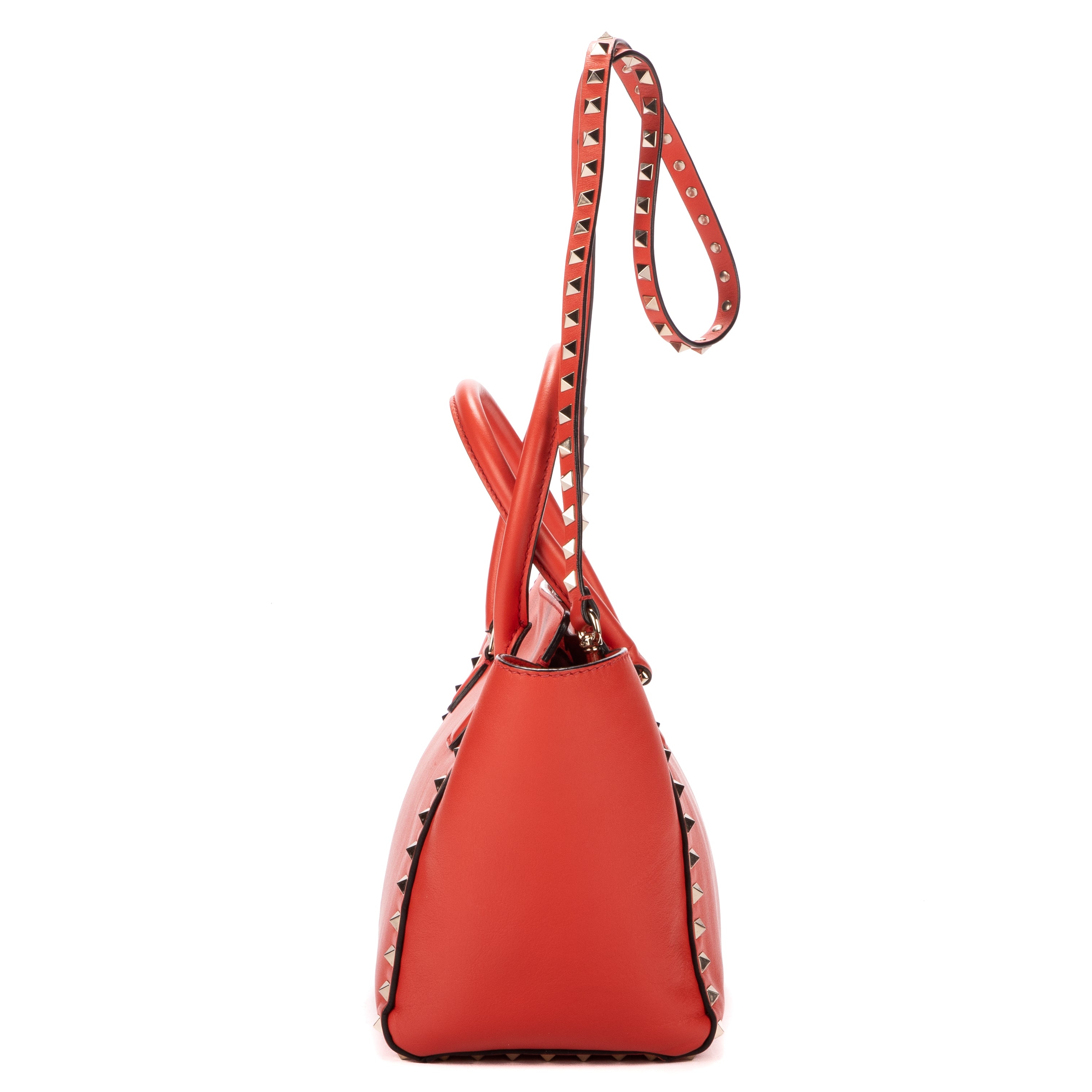 Shoulder Bag Glam Lock Salmon Calfskin Leather