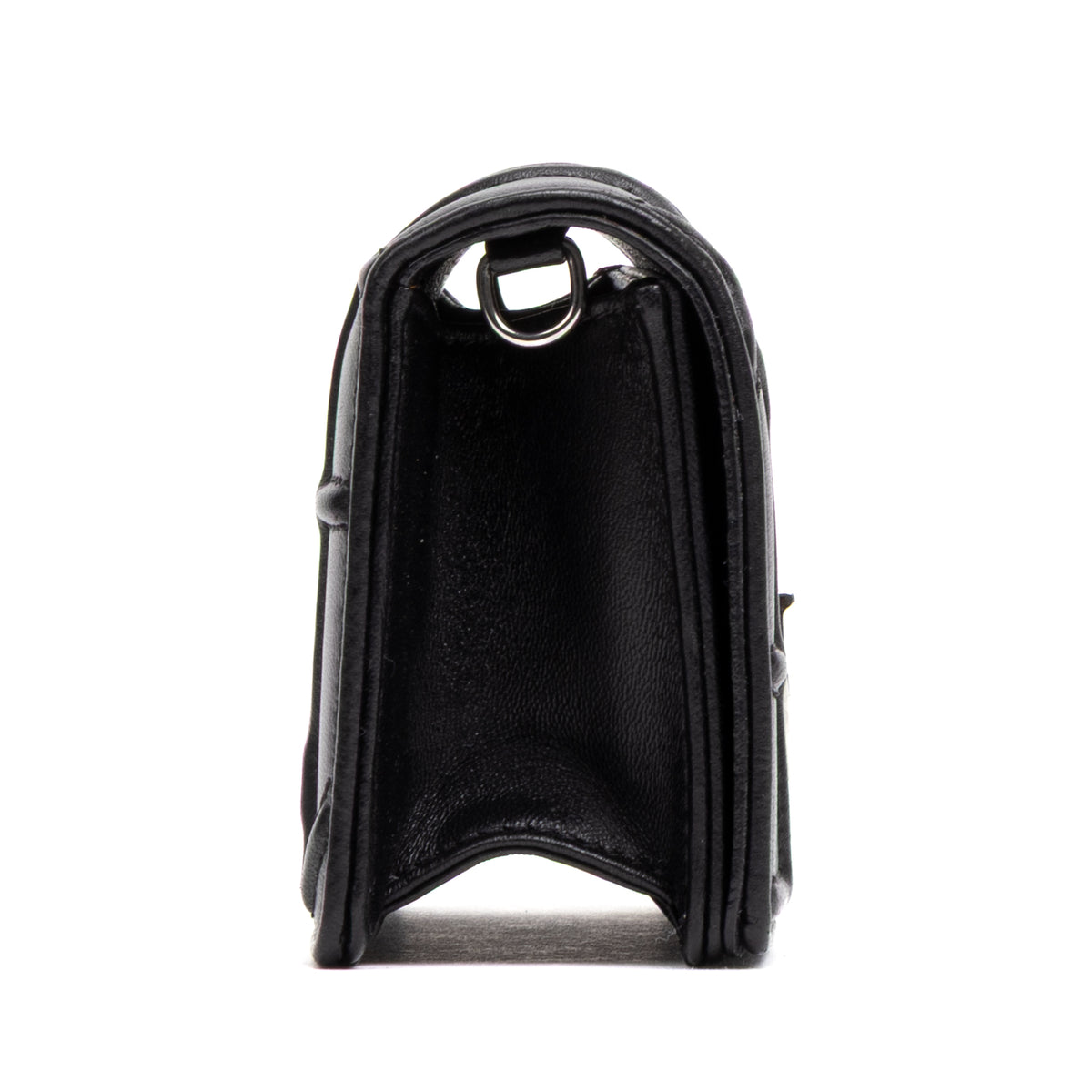 Shoulder Bag Diorama Micro Black Calfskin Leather