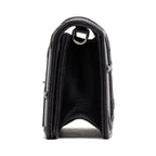 Shoulder Bag Diorama Micro Black Calfskin Leather