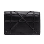 Shoulder Bag Diorama Micro Black Calfskin Leather