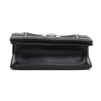 Shoulder Bag Diorama Micro Black Calfskin Leather