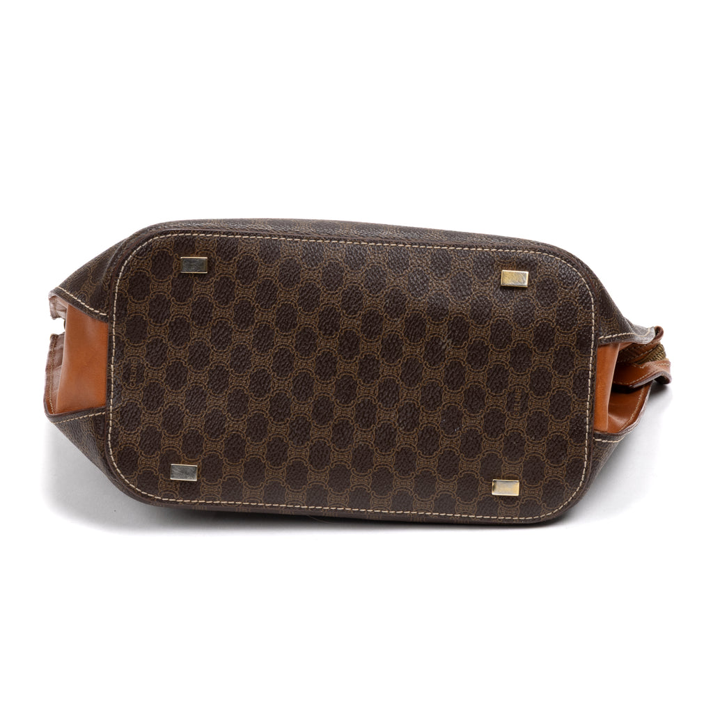 Handbag Epaule Triomphe Brown Monogram Canvas