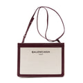 Shoulder Bag Navy Pochette Crossbody Bordeaux Calfskin Leather