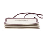Shoulder Bag Navy Pochette Crossbody Bordeaux Calfskin Leather
