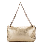 Shoulder Bag Classic 2.55 Perforated metalic Double Flap Gold Metalic Perforated Calfskin Leather