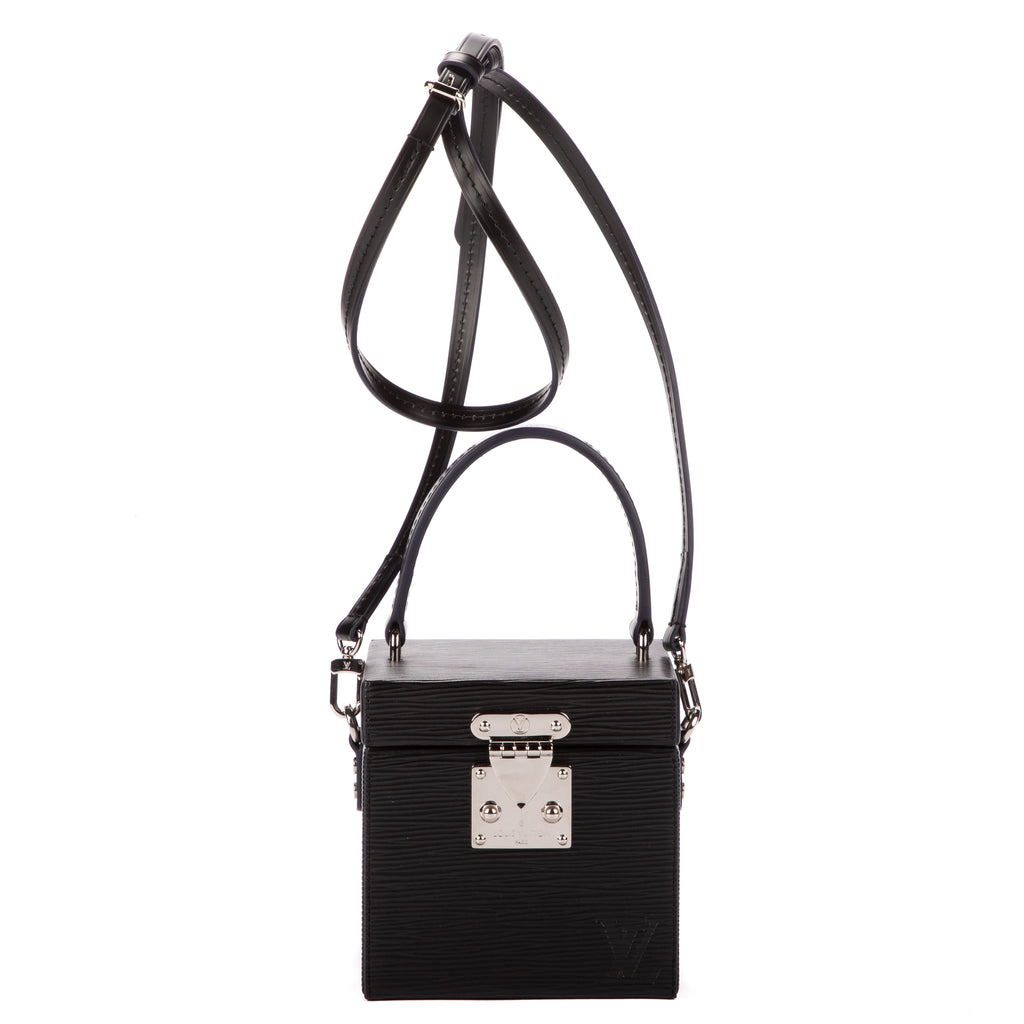 Handbag Bleecker Box Black Epi