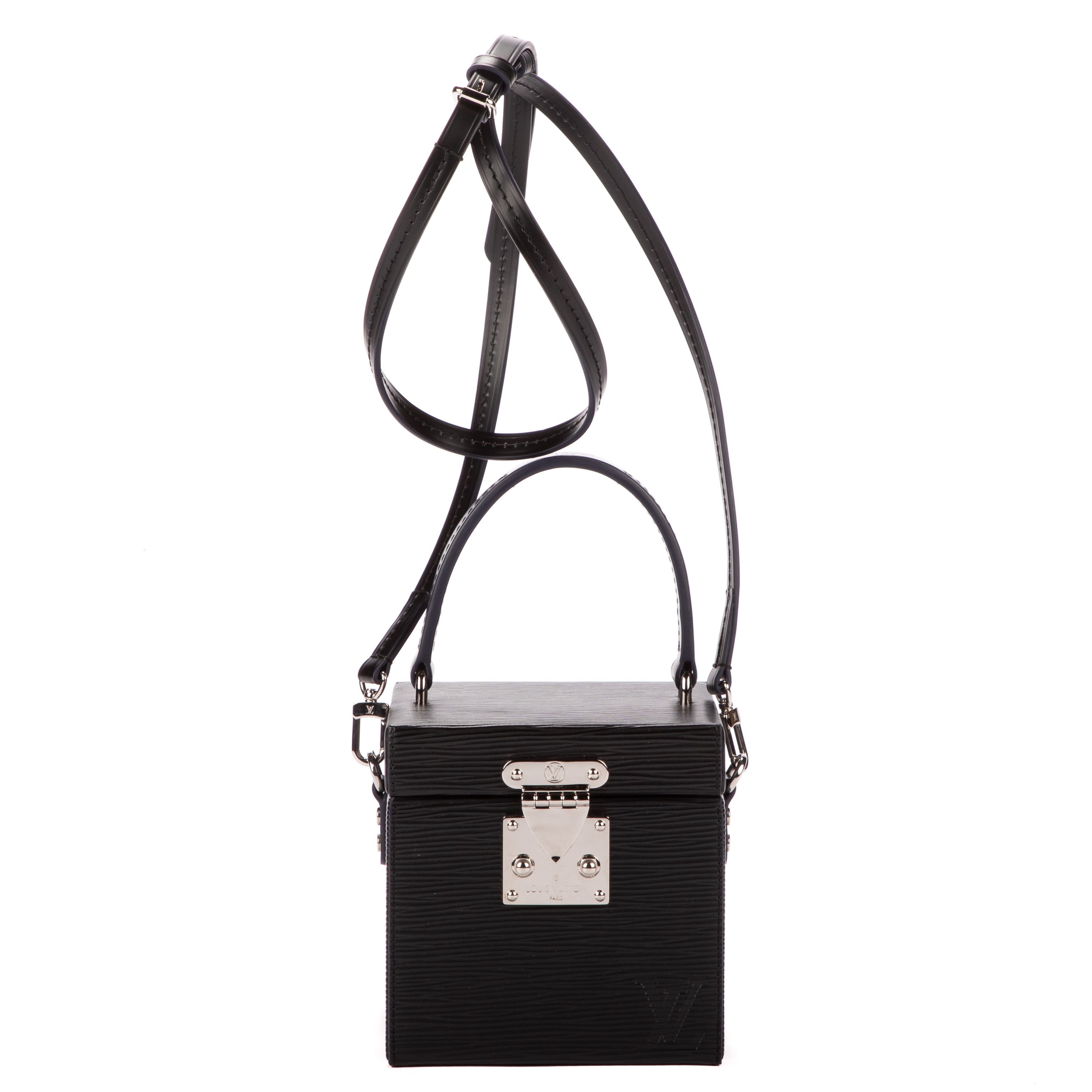 Handbag Bleecker Box Black Epi