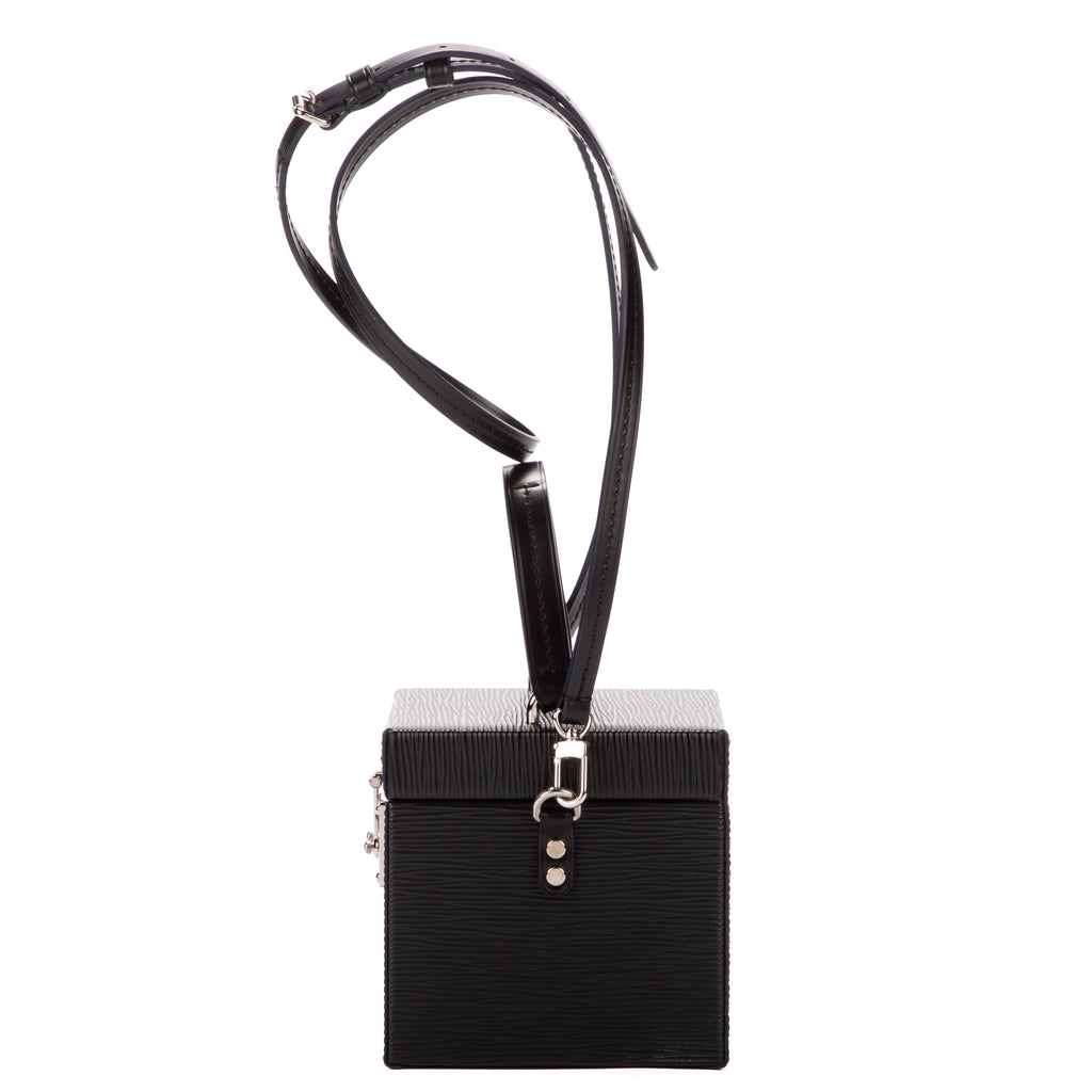 Handbag Bleecker Box Black Epi
