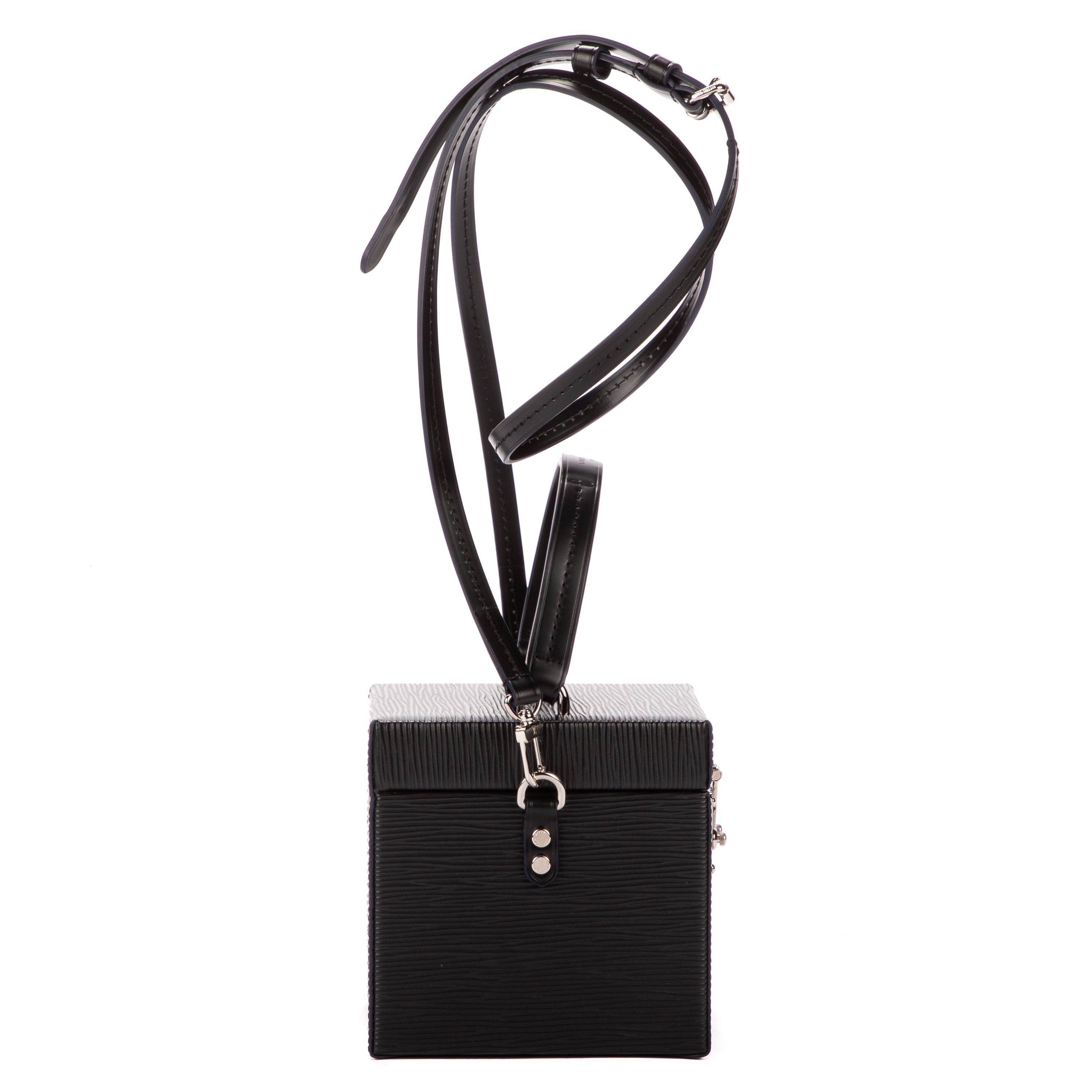 Handbag Bleecker Box Black Epi