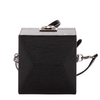 Handbag Bleecker Box Black Epi