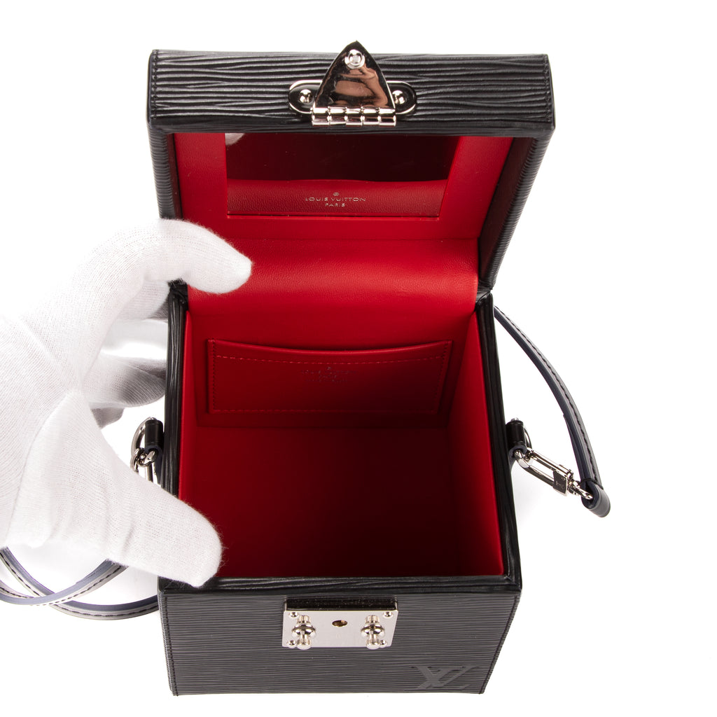 Handbag Bleecker Box Black Epi