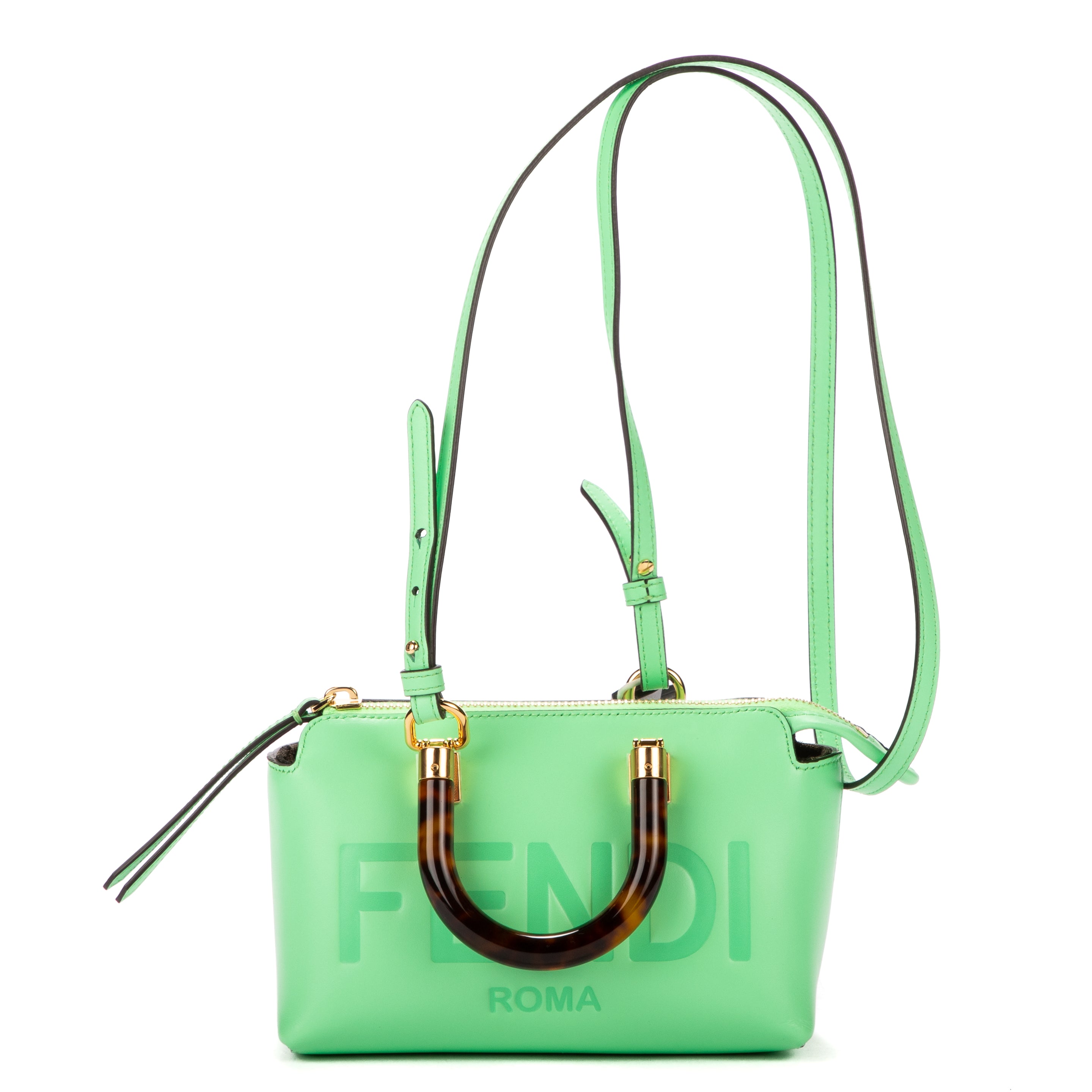 Handbag By The Way Top Handle Mint Green Calfskin Leather