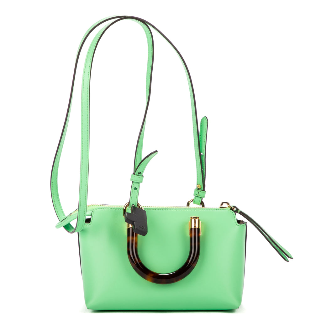 Handbag By The Way Top Handle Mint Green Calfskin Leather