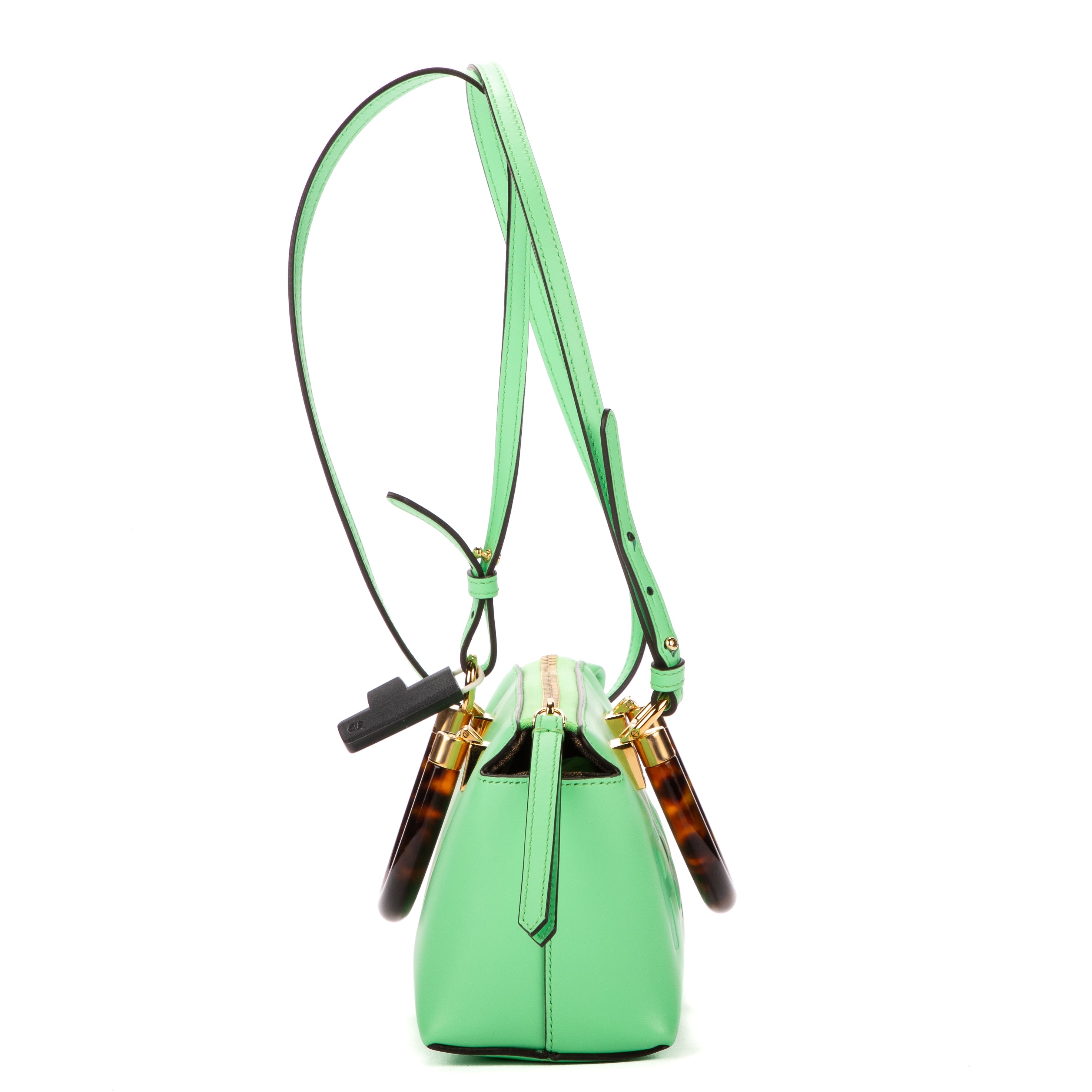 Handbag By The Way Top Handle Mint Green Calfskin Leather