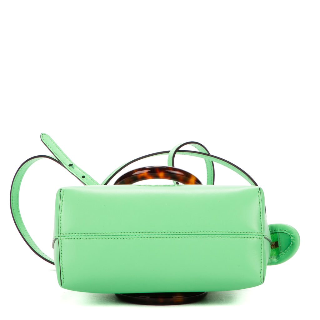 Handbag By The Way Top Handle Mint Green Calfskin Leather