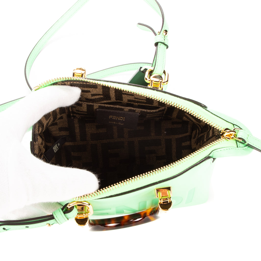 Handbag By The Way Top Handle Mint Green Calfskin Leather