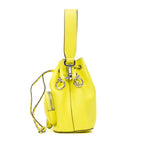 Shoulder Bag Mon Tresor Bucket Mini Lemon Cowhide Leather