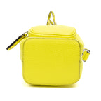 Shoulder Bag Mon Tresor Bucket Mini Lemon Cowhide Leather