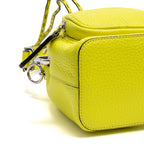 Shoulder Bag Mon Tresor Bucket Mini Lemon Cowhide Leather