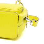 Shoulder Bag Mon Tresor Bucket Mini Lemon Cowhide Leather