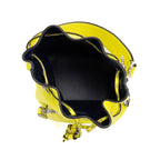 Shoulder Bag Mon Tresor Bucket Mini Lemon Cowhide Leather