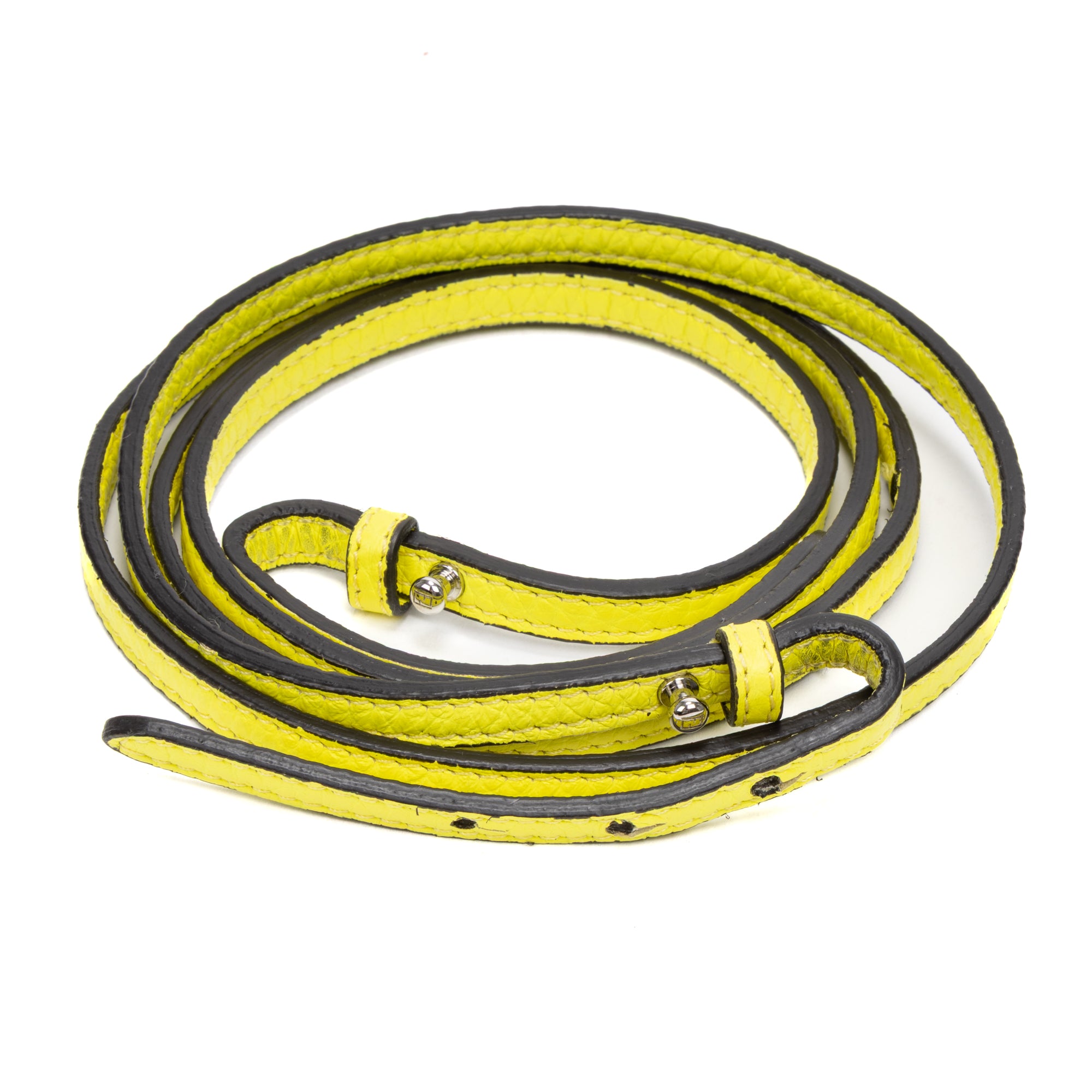 Shoulder Bag Mon Tresor Bucket Mini Lemon Cowhide Leather