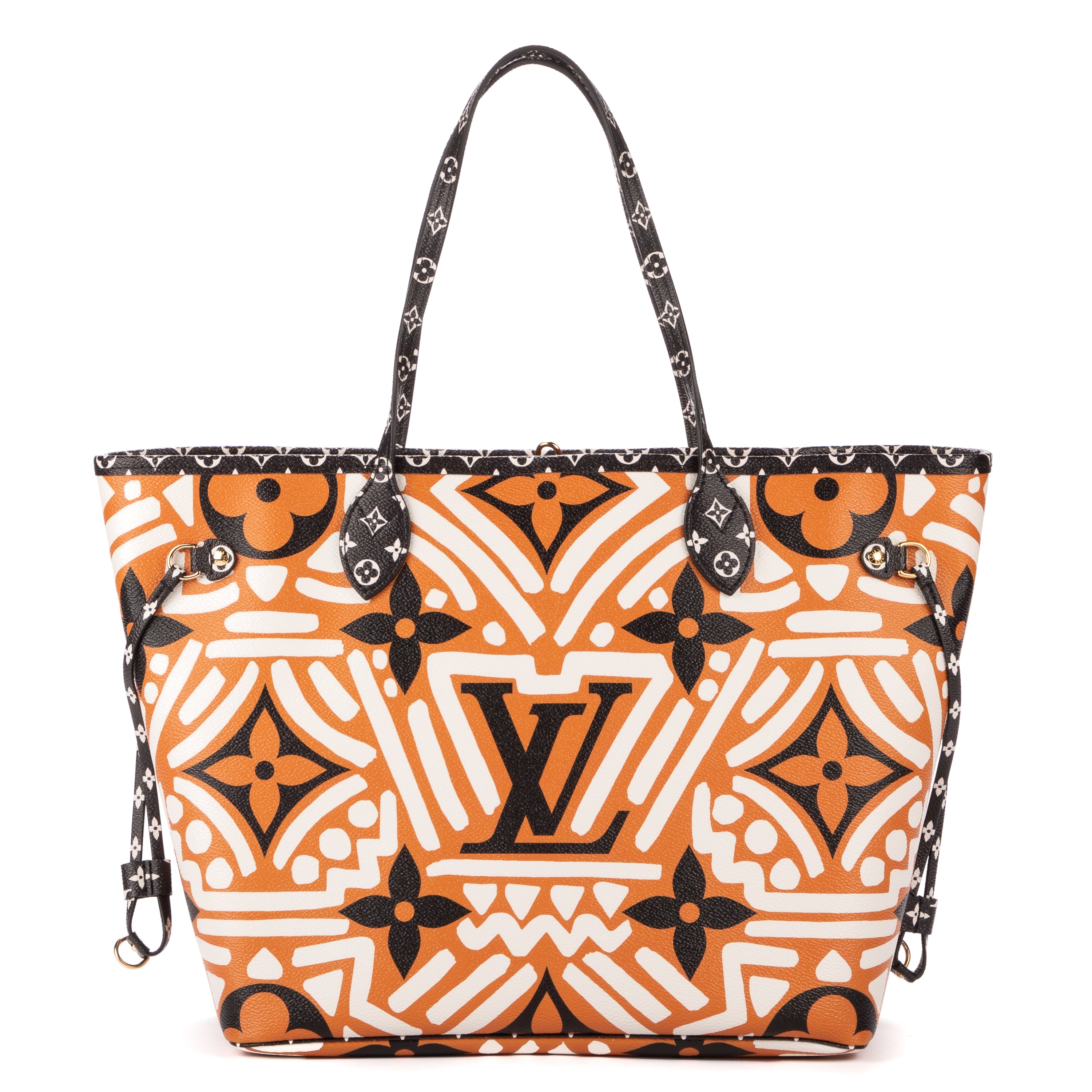Shoulder Bag Ltd. Ed. Crafty Neverfull MM Orange Monogram Giant Crafty