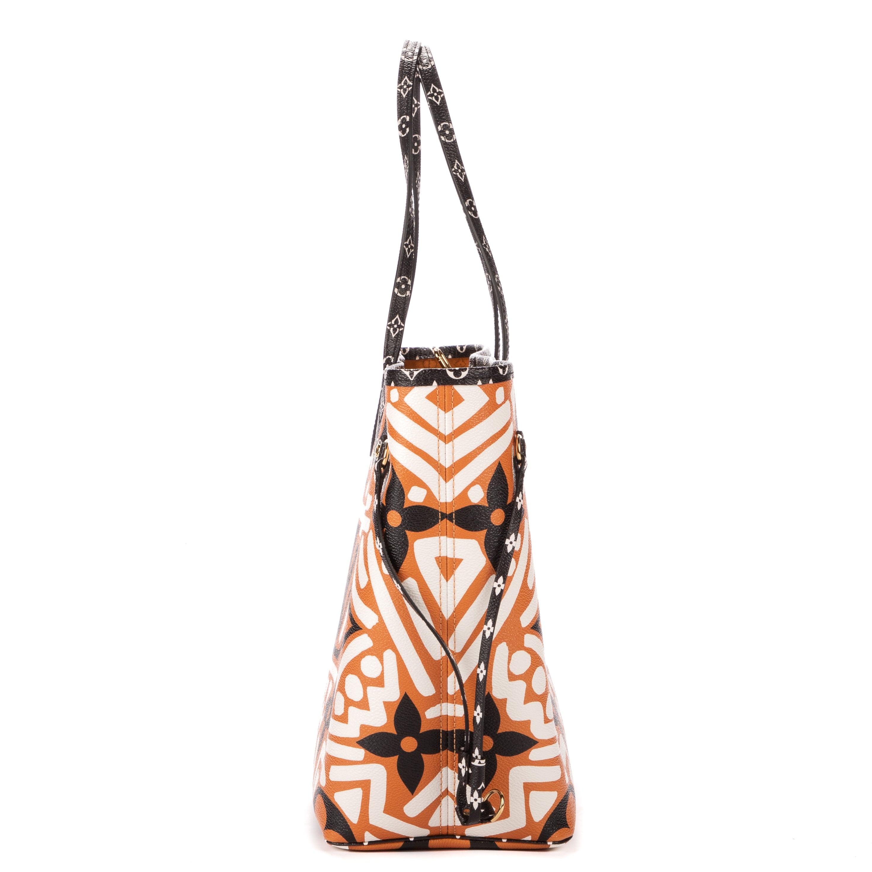 Shoulder Bag Ltd. Ed. Crafty Neverfull MM Orange Monogram Giant Crafty